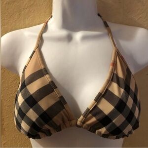 Burberry bikini size Medium olive/cream